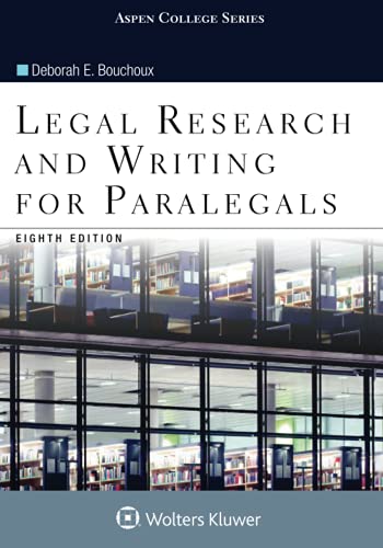 Legal Research and Writing for Paralegals - Click to Buy