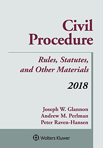 Civil Procedure 2018: Rules, Statutes, and Other Materials - Click to Buy
