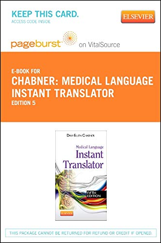 Medical Language Instant Translator Printed Access Code Pageburst Retail - Click to Buy