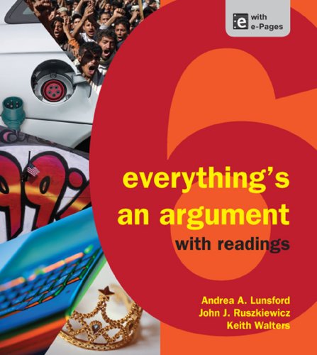Everything's an Argument with Readings - Click to Buy