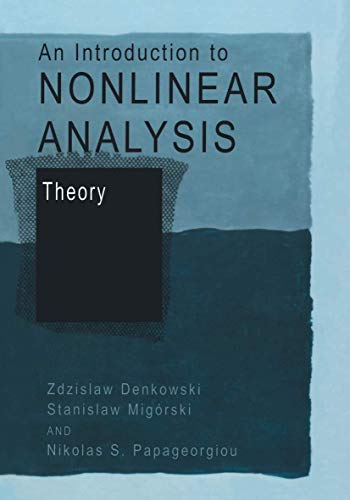 An Introduction to Nonlinear Analysis: Theory - Click to Buy