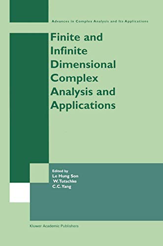 Finite or Infinite Dimensional Complex Analysis and Applications (Volume 2) - Click to Buy