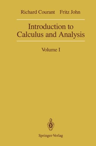 Introduction to Calculus and Analysis: Volume I - Click to Buy