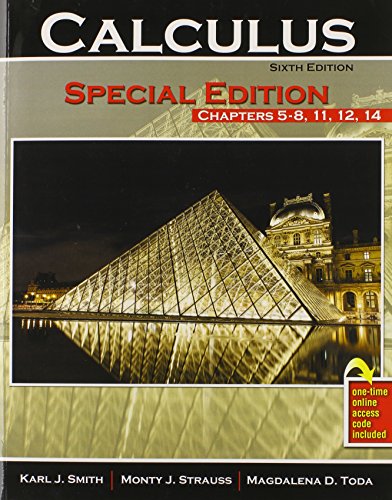Calculus: Special Edition Chapters 5-8, 11, 12, 14 - Click to Buy