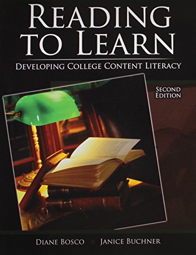 Reading to Learn: Developing College Content Literacy - Click to Buy