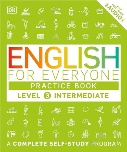 English for Everyone: Level 3 Practice Book - Intermediate English: ESL Workbook, Interactive English Learning for Adults - Click to Buy