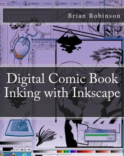 Digital Comic Book Inking with Inkscape
