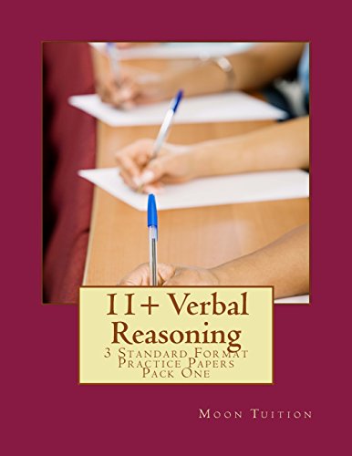 11+ Verbal Reasoning: 3 Standard Format Practice Papers - Click to Buy