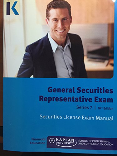 Kaplan Series 7 Securities License Exam Manual, Ge - Click to Buy