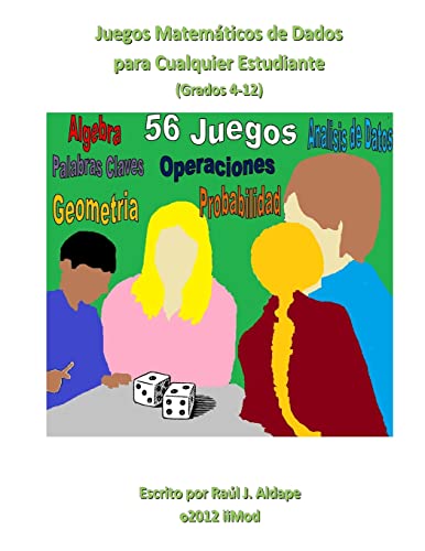 Juegos Matematicos de Dados para Cualquier Estudiante (Grados 4-12) - Click to Buy