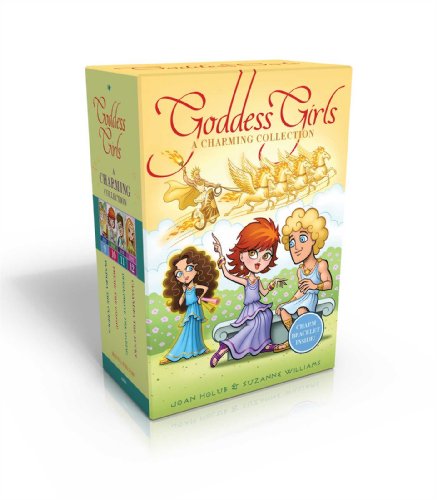 The Goddess Girls Charming Collection Books 9-12 (Charm Bracelet Included!): Pandora the Curious; Pheme the Gossip; Persephone the Daring; Cassandra the Lucky - Click to Buy