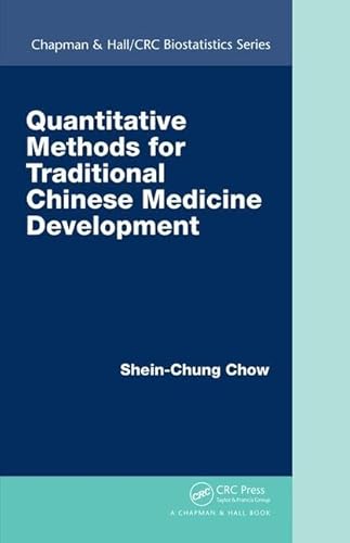 Quantitative Methods for Traditional Chinese Medicine Development - Click to Buy