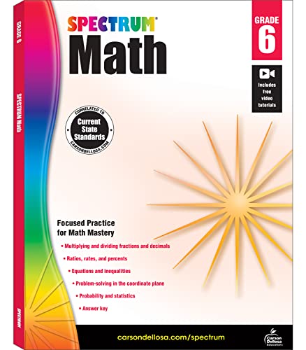 Spectrum Math, Grade 6 - Click to Buy