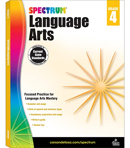 Spectrum Language Arts, Grade 4 - Click to Buy