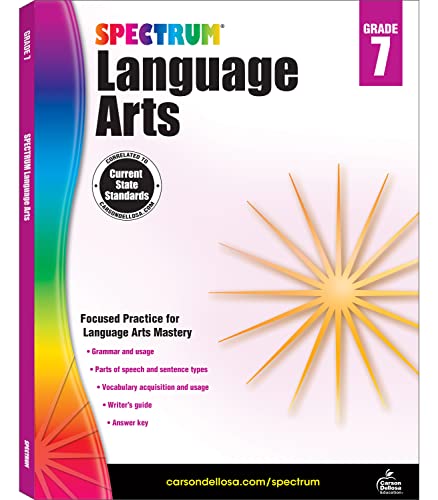 Spectrum Language Arts, Grade 7 - Click to Buy