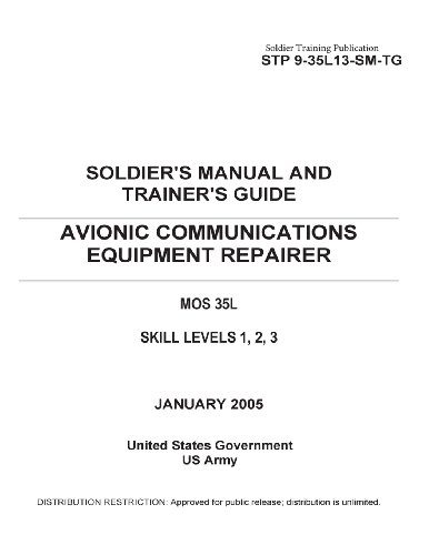 Soldier Training Publication STP 9-35L13-SM-TG Soldier’s Manual and Trainer’s Guide Avionic Communications Equipment Repairer MOS 35L Skill Levels 1, 2, 3 - Click to Buy