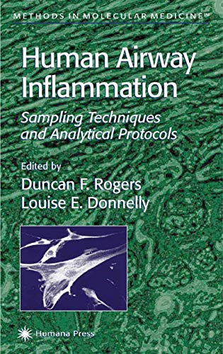 Human Airway Inflammation: Sampling Techniques and Analytical Protocols: 56 (Methods in Molecular Medicine, 56) - Click to Buy