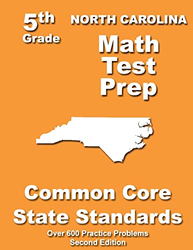 North Carolina 5th Grade Math Test Prep: Common Core Learning Standards - Click to Buy