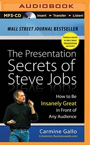 The Presentation Secrets of Steve Jobs: How to Be Insanely Great in Front of Any Audience - Click to Buy