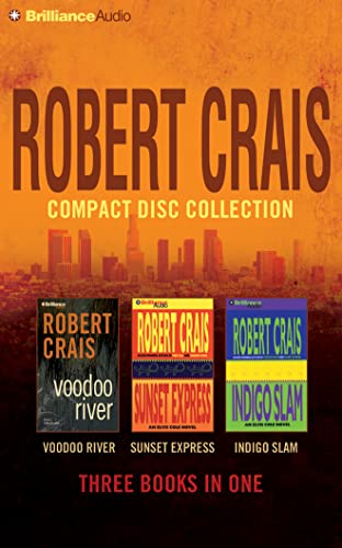 Robert Crais CD Collection 3: Voodoo River, Sunset Express, Indigo Slam (Elvis Cole/Joe Pike) - Click to Buy