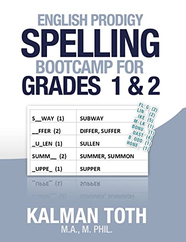 English Prodigy Spelling Bootcamp For Grades 1 & 2 - Click to Buy