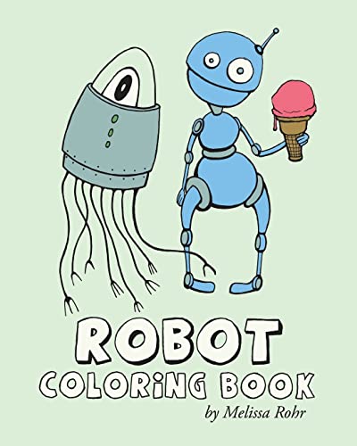 Robot Coloring Book - Click to Buy