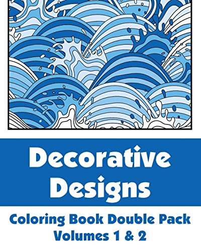 Decorative Designs Coloring Book Double Pack (Volumes 1 & 2) - Click to Buy