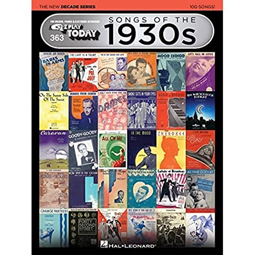 Songs of the 1930s - The New Decade Series: E-Z Play Today Volume 363 - Click to Buy