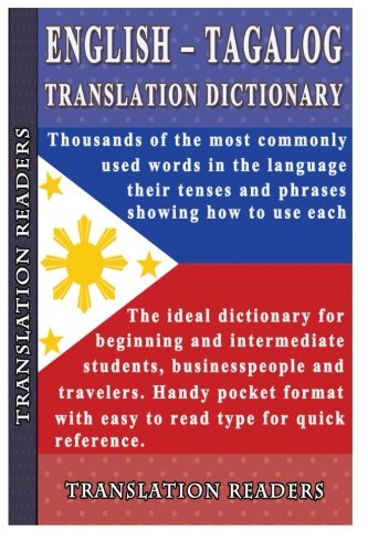 English Tagalog Translation Dictionary and Phrasebook - Click to Buy