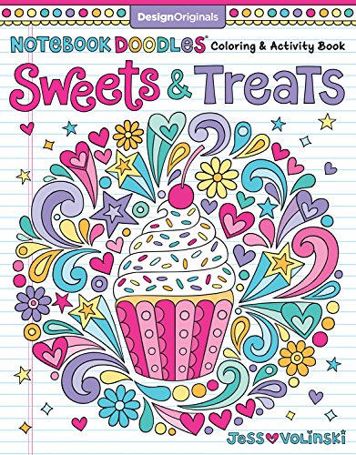 Notebook Doodles Sweets & Treats: Coloring & Activity Book (Design Originals) 32 Scrumptious Designs; Beginner-Friendly Empowering Art Activities for Tweens, on Extra-Thick Perforated Pages - Click to Buy