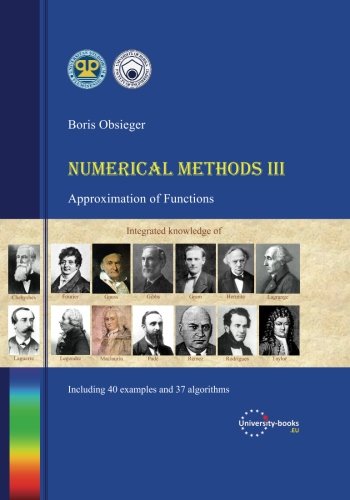 Numerical Methods III: Approximation of Functions - Click to Buy
