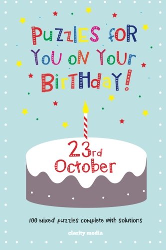 Puzzles for you on your Birthday - 23rd October - Click to Buy