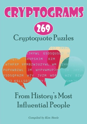 Cryptograms: 269 Cryptoquote Puzzles from History's Most Influential People - Click to Buy