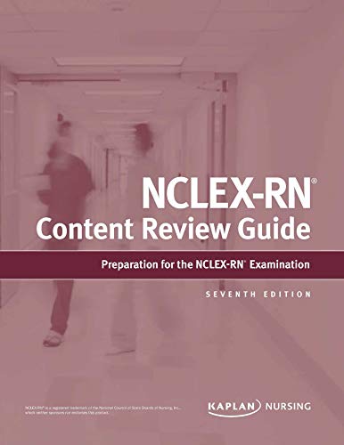 NCLEX-RN Content Review Guide (Kaplan Test Prep) - Click to Buy