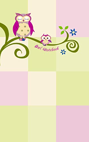 Owl Notebook: Owl Gifts / Presents [ Small Ruled Writing Journals / Notebooks with Mom & Baby Owls ] - Click to Buy