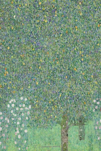 Rosebushes under the Trees, Gustav Klimt. Blank journal: 160 blank pages, 6 x 9 inch (15.24 x 22.86 cm) Soft cover - Click to Buy