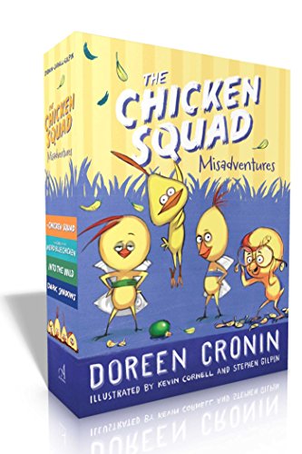 The Chicken Squad Misadventures: The Chicken Squad; The Case of the Weird Blue Chicken; Into the Wild; Dark Shadows - Click to Buy