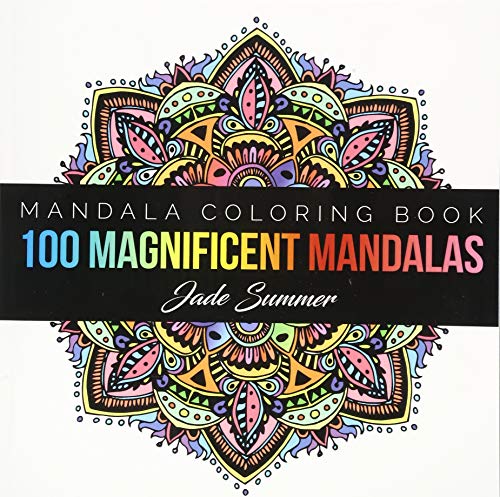 Mandala Coloring Book: 100+ Unique Mandala Designs and Stress Relieving Patterns for Adult Relaxation, Meditation, and Happiness - Click to Buy