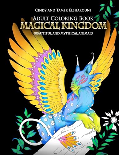 Adult Coloring Book: Magical Kingdom: Beautiful and Mythical Animals - Click to Buy