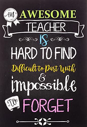 Teacher Notebook: An Awesome Teacher Is ~ Journal or Planner for Teacher Gift: Great for Teacher Appreciation/Thank You/Retirement/Year End Gift (Inspirational Notebooks for Teachers, Band 2) - Click to Buy