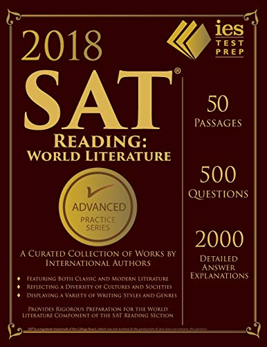 2018 SAT Reading: World Literature Practice Book - Click to Buy