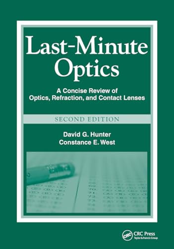 Last-Minute Optics: A Concise Review of Optics, Refraction, and Contact Lenses - Click to Buy
