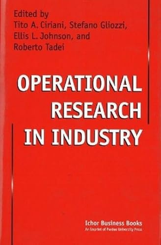 Operational Research in Industry - Click to Buy