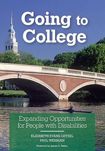 Going to College: Expanding Opportunities for People with Disabilities - Click to Buy