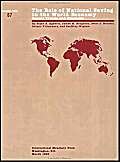 Role of National Saving in the World Economy: Recent Trends and Prospects (International Monetary Fund Occasional Paper)