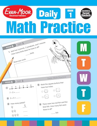 Daily Math Practice, Grade 1 - Click to Buy