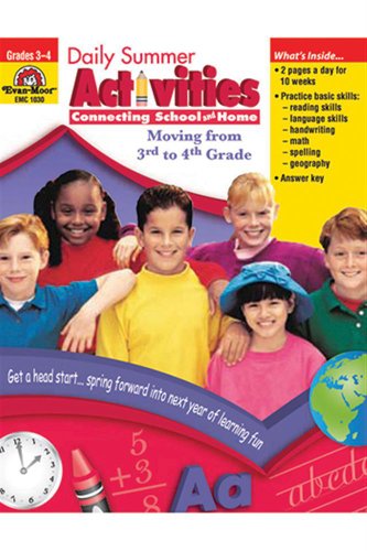 Daily Summer Activities, Moving From Third To Fourth Grade - Click to Buy