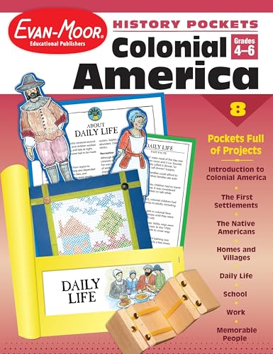History Pockets: Colonial America, Grades 4-6+ - Click to Buy