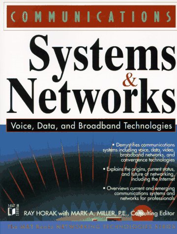 Communications Systems and Networks: Voice, Data & Broadband Technologies - Click to Buy