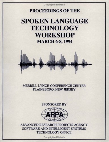 DARPA Speech/Language Proceedings 1994 - Click to Buy